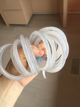 Load image into Gallery viewer, 54.4-59mm 100% natural clear/white/beigh/pale pin/yellow/brown slim agate bangle group MN1 Add on item.
