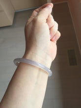 Load image into Gallery viewer, 54.4-59mm 100% natural clear/white/beigh/pale pin/yellow/brown slim agate bangle group MN1 Add on item.
