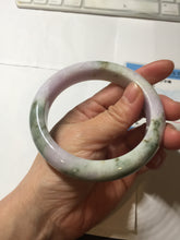 Load image into Gallery viewer, 61.5mm Certified Type A 100% Natural dark green/green/brown/black/purple chubby Jadeite bangle PB234-1099
