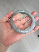 Load image into Gallery viewer, 60mm Certified Type A 100% Natural white/light purple/brown/yellow/gray (FU LU SHOU) Jadeite Jade bangle BF107-8641
