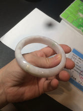 Load image into Gallery viewer, 61mm Certified type A 100%  Natural green/white/purple Jadeite bangle BH30-5425
