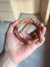 Load image into Gallery viewer, 56mm 100% natural red pink jasper stone(红碧玉,鸡血石) square bangle SY115 Add on item.
