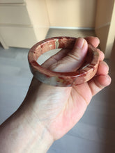 Load image into Gallery viewer, 56mm 100% natural red pink jasper stone(红碧玉,鸡血石) square bangle SY115 Add on item.

