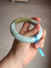 Load image into Gallery viewer, 57.4mm Certified Type A 100% Natural green/brown jadeite jade bangle E59-2113
