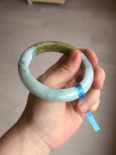 Load image into Gallery viewer, 57.4mm Certified Type A 100% Natural green/brown jadeite jade bangle E59-2113
