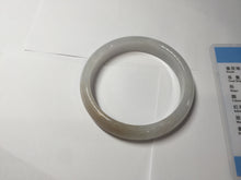 Load image into Gallery viewer, 55.5mm certified Type A 100% Natural light purple yellow brown Jadeite Jade bangle BS131-4026
