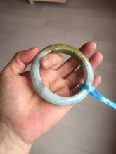 Load image into Gallery viewer, 57.4mm Certified Type A 100% Natural green/brown jadeite jade bangle E59-2113
