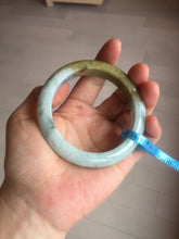 Load image into Gallery viewer, 57.4mm Certified Type A 100% Natural green/brown jadeite jade bangle E59-2113
