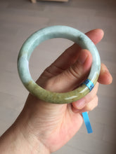 Load image into Gallery viewer, 57.4mm Certified Type A 100% Natural green/brown jadeite jade bangle E59-2113
