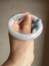 Load image into Gallery viewer, 56.5mm certified 100% natural type A purple/white/brown jadeite jade bangle E82-0824
