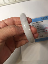 Load image into Gallery viewer, 55.5mm certified Type A 100% Natural light purple yellow brown Jadeite Jade bangle BS131-4026
