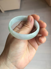 Load image into Gallery viewer, 51.5mm Certified Type A 100% Natural sunny green light green white thin Jadeite Jade bangle AZ190-1589
