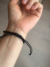 Load image into Gallery viewer, Type A 100% Natural black white yellow(WuJi) rectangle woven thread Jadeite Jade bracelet PH69
