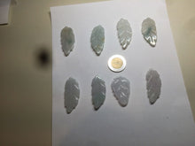 Load image into Gallery viewer, Type A 100% Natural green/yellow/purple Jadeite Jade leaf pendant group m100
