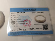 Load image into Gallery viewer, 57.5mm certified Type A 100% Natural light purple yellow brown Jadeite Jade bangle BS132-4014

