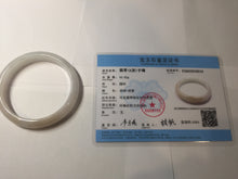 Load image into Gallery viewer, 57.5mm certified Type A 100% Natural light purple yellow brown Jadeite Jade bangle BS132-4014
