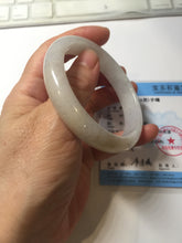 Load image into Gallery viewer, 57.5mm certified Type A 100% Natural light purple yellow brown Jadeite Jade bangle BS132-4014
