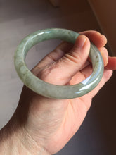 Load image into Gallery viewer, 56.5mm Certified 100% natural Type A oily dark green/gray/black (老油青) jadeite jade bangle PF34-5472
