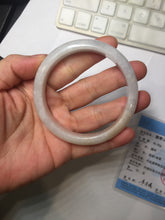 Load image into Gallery viewer, 57.5mm certified Type A 100% Natural light purple yellow brown Jadeite Jade bangle BS132-4014
