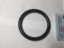 Load image into Gallery viewer, 60.5mm 100% Natural dark green/black meteorite Stellar Night sky slim round cut nephrite bangle HT117-0757
