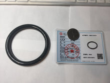 Load image into Gallery viewer, 60.5mm 100% Natural dark green/black meteorite Stellar Night sky slim round cut nephrite bangle HT117-0757
