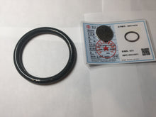 Load image into Gallery viewer, 60.8mm 100% Natural dark green/black meteorite Stellar Night sky slim round cut nephrite bangle HT118-0759
