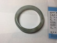 Load image into Gallery viewer, 57.5mm Certified Type A 100% Natural light green black brown jadeite Jade bangle PC95-0337
