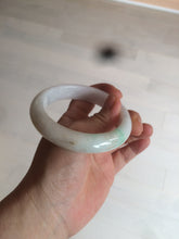 Load image into Gallery viewer, 57.6mm certified type A 100% Natural sunny green jadeite jade bangle AY52-1481

