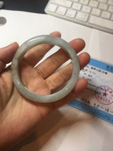 Load image into Gallery viewer, 57.5mm Certified Type A 100% Natural light green black brown jadeite Jade bangle PC95-0337

