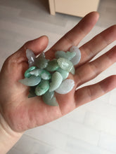 Load image into Gallery viewer, 100% Natural type A clear/ sunny green/ purple jadeite jade 3D fish Pendant BL71
