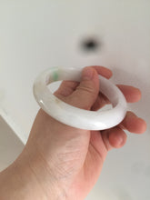 Load image into Gallery viewer, 57.6mm certified type A 100% Natural sunny green jadeite jade bangle AY52-1481
