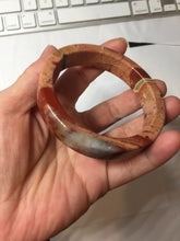 Load image into Gallery viewer, 56mm 100% natural red pink jasper stone(红碧玉,鸡血石) square bangle SY115 Add on item.
