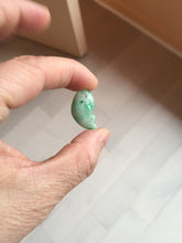 Load image into Gallery viewer, 100% Natural type A clear/ sunny green/ purple jadeite jade 3D fish Pendant BL71
