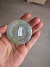 Load image into Gallery viewer, 100% Natural type A green purple yellow(FU LU SHOU) jadeite Jade horse pendant worry stone AA29
