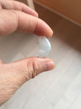 Load image into Gallery viewer, 100% Natural type A clear/ sunny green/ purple jadeite jade 3D fish Pendant BL71
