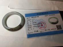 Load image into Gallery viewer, 53mm certified 100% natural Type A light green brown jadeite jade bangle AX133-7691
