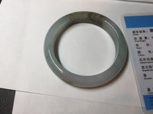 Load image into Gallery viewer, 53mm certified 100% natural Type A light green brown jadeite jade bangle AX133-7691
