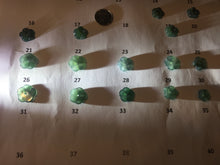 Load image into Gallery viewer, 100% Natural type A icy watery blue green gray Guatemala jadeite Forget-Me-Not(勿忘我) Flower Pendant group BP180
