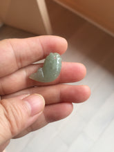 Load image into Gallery viewer, 100% Natural type A clear/ sunny green/ purple jadeite jade 3D fish Pendant BL71
