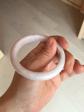 Load image into Gallery viewer, 54mm Certified Type A 100% Natural sunny green/white/purple Jadeite Jade bangle BL6-0372
