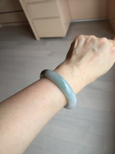 Load image into Gallery viewer, 53mm certified 100% natural Type A light green brown jadeite jade bangle AX133-7691
