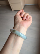 Load image into Gallery viewer, 53mm certified 100% natural Type A light green brown jadeite jade bangle AX133-7691
