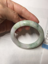 Load image into Gallery viewer, 54mm Certified type A 100% Natural green purple white Jadeite bangle BP175-1053
