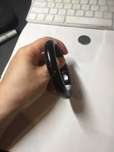 Load image into Gallery viewer, 62mm 100% Natural dark green/black meteorite Stellar Night sky nephrite bangle HT120-1016
