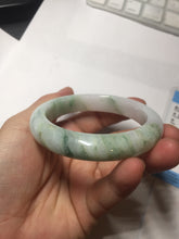 Load image into Gallery viewer, 54mm Certified type A 100% Natural green purple white Jadeite bangle BP175-1053
