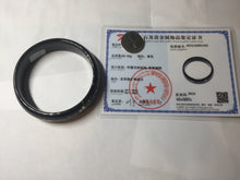 Load image into Gallery viewer, 63.9mm 100% Natural dark green/black meteorite Stellar Night sky nephrite bangle HT121-1020
