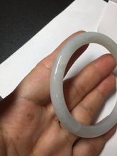 Load image into Gallery viewer, Shopify only 5385mm Certified 100% natural Type A light green white jadeite jade bangle AX135-0224 add on item
