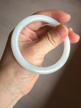 Load image into Gallery viewer, Shopify only 5385mm Certified 100% natural Type A light green white jadeite jade bangle AX135-0224 add on item
