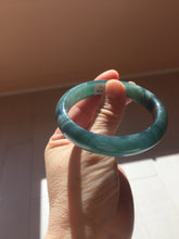 Load image into Gallery viewer, 55mm Certified Type A 100% Natural dark green/blue/gray/black Guatemala Jadeite bangle PB281-0710
