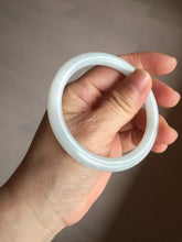 Load image into Gallery viewer, Shopify only 5385mm Certified 100% natural Type A light green white jadeite jade bangle AX135-0224 add on item

